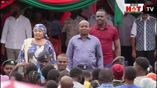 Watch how DP Kindiki is welcomed with only 10 people in Likoni, Gachagua is happy