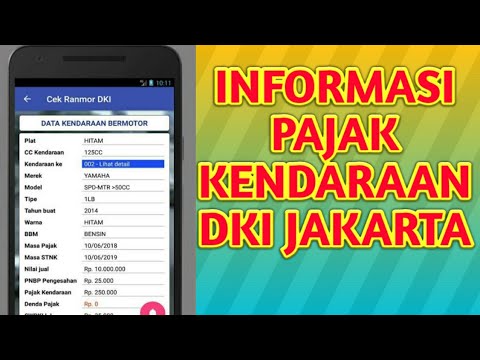 Cara Mengetahui Informasi Data Kendaraan Bermotor & Pajak Kendaraan Bermotor Wilayah DKI Jakarta