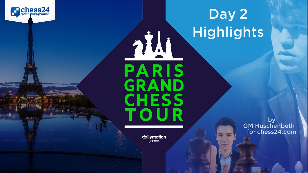 Grand Chess Tour Paris Day 2 Highlights by GM Niclas Huschenbeth YouTube