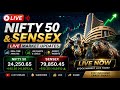 NIFTY 50 & SENSEX Live | Stock Market Live Today | NSE & BSE Market Updates | Real-Time Analysis