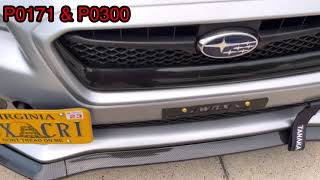 Subaru wrx p0171 & p0300
