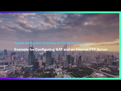 Example for Configuring NAT and an Internal FTP Server