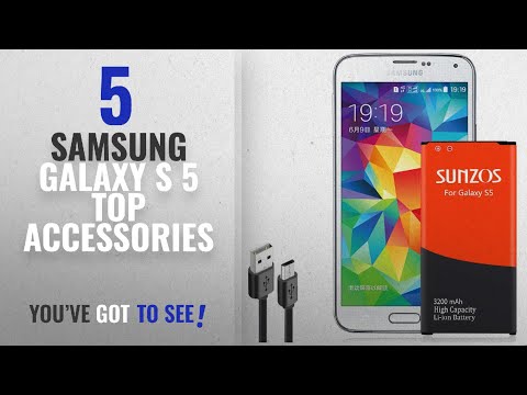 Samsung Galaxy S 5 Top Accessories [2018 Best Sellers]: Galaxy S5 Battery, SUNZOS 3200mAh Li-ion