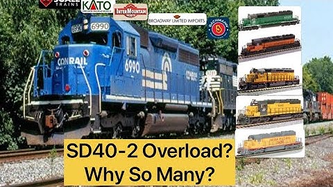Are Model Trains Stuck? The SD40-2 Overload Explained!