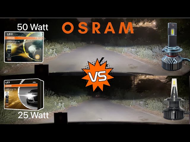 🤔🤔 Which One Should You Buy? - Osram 25 Watt LED vs Osram 50