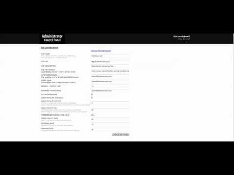 The Ultimate PPD Script : Demo Admin Panel
