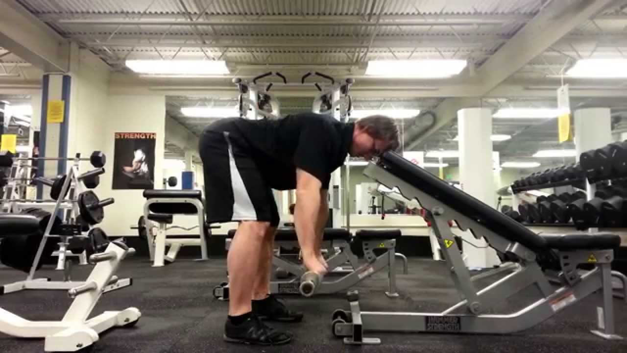 Head Supported Barbell Row Youtube