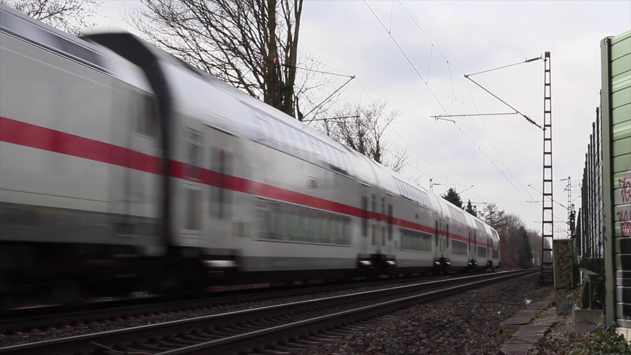 Züge in Bergkamen an der Bahnstrecke Hamm Dortmund #ICE #IC #RegionalExpress 28.02.2020 - YouTube