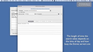 Searching and downloading sequences from Entrez