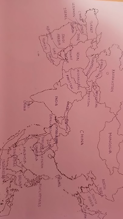 Asian Continent Mapwork mappingupsc mapwork asia india china asian-continent-mapwork-mappingupsc-mapwork-asia-india-china