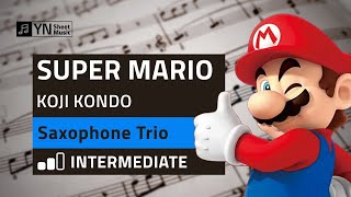 Super Mario Bros - Sax Trio (alt,ten,bar)