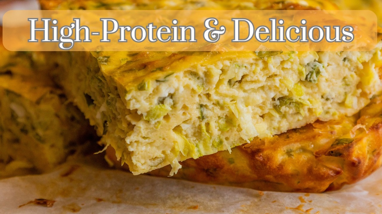 Easy Crustless Cottage Cheese Zucchini Quiche | Healthy & Delicious Make-Ahead Breakfast