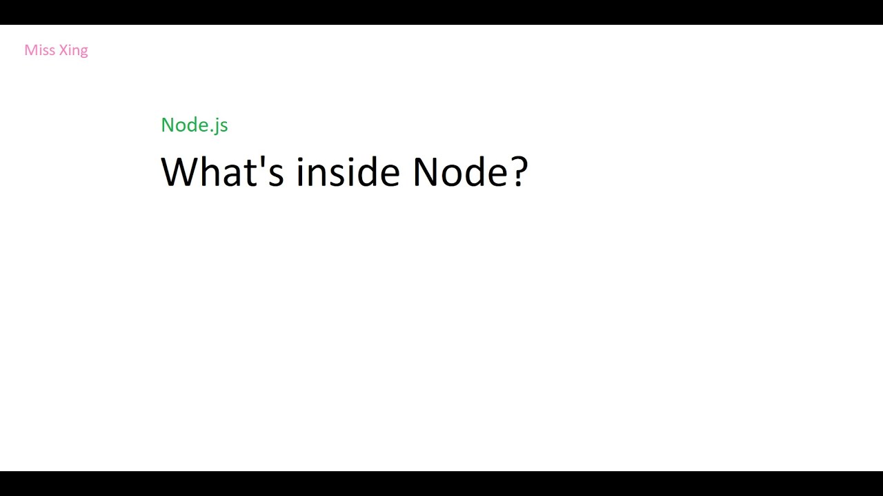 Node.js - What's inside Node? - YouTube