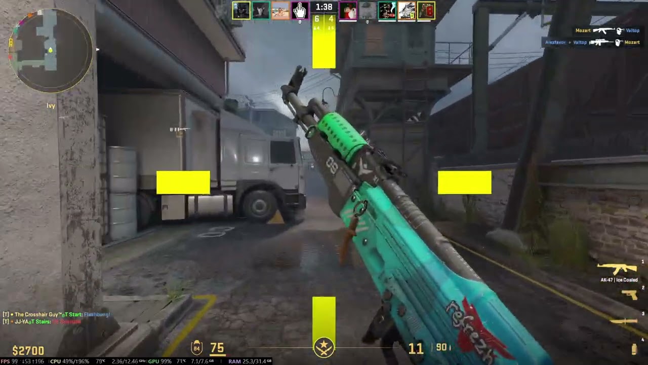 Counter Strike 2 Season 4 - Train Rank reveal - Gameplay #CS2 #Gameplay #Gaming #Gamer  #trending