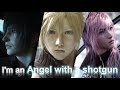 Final Fantasy Noctis & Cloud & Lightning - Angel with a shotgun