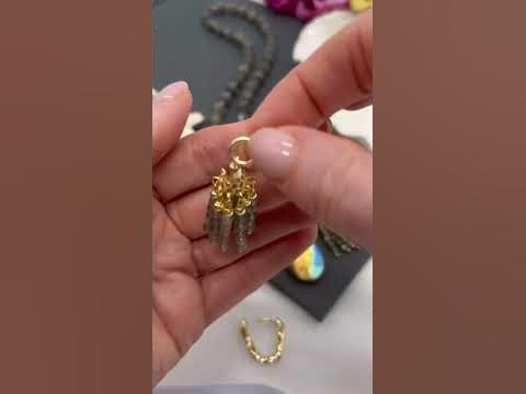 Серьги с лабрадором. - YouTube