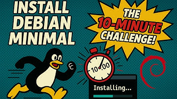 Debian 13 Trixie installeren - de 10 minuten durende uitdaging!!