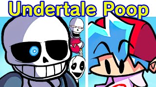 Friday Night Funkin' VS Sans, Papyrus & Gaster | Undertale Poop Demo (FNF  Mod) (FlipaClip Sans/Exe)