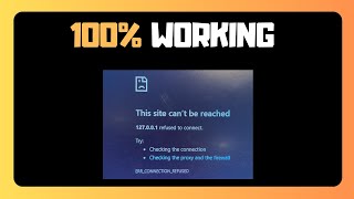 Easy Fix For ERR CONNECTION REFUSED in Windows 11