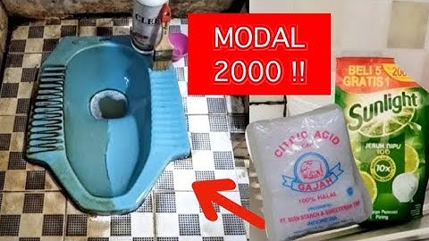 Cara Ampuh Membersihkan Kerak Kamar Mandi, Skali Langsung Kinclong!!