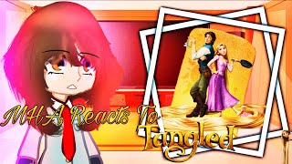 Mha Reacts To Rapunzel || Tangled || Gacha Sisters