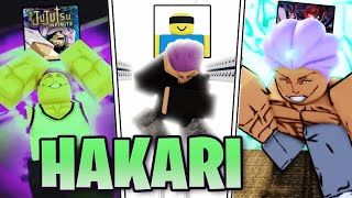 Using HAKARI In Different Roblox Anime Games