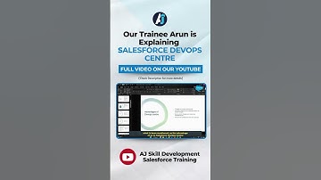 Salesforce DevOps Explained by Arun Kumar | AJSD Academy | Trainee