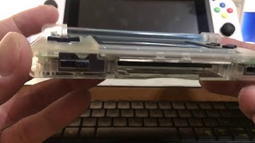 Turn DS Lite into Gameboy macro ~ transparent with blue LED