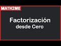 Principales Casos de FACTORIZACIÓN que debes saber