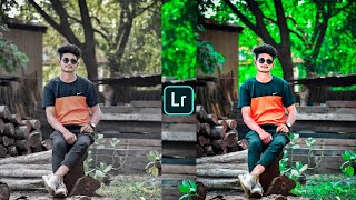 Lightroom Green Tone Photo Editing | Lightroom Photo Editing Tutorial || preset download free screenshot 5