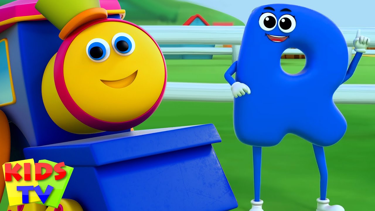 ABC Song for Kids, वर्णमाला गीत + Kids Songs and Preschool Lessons with Bob the Train