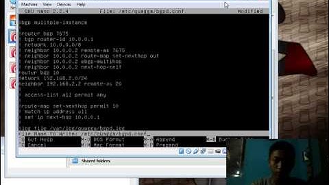 Alvin Cahya P Membuat Router BGP (Debian)