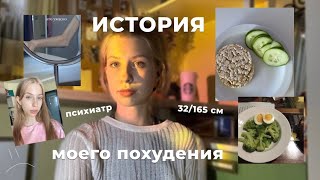 ИСТОРИЯ ПОХУДЕНИЯ || нервная анорексия, -25кг