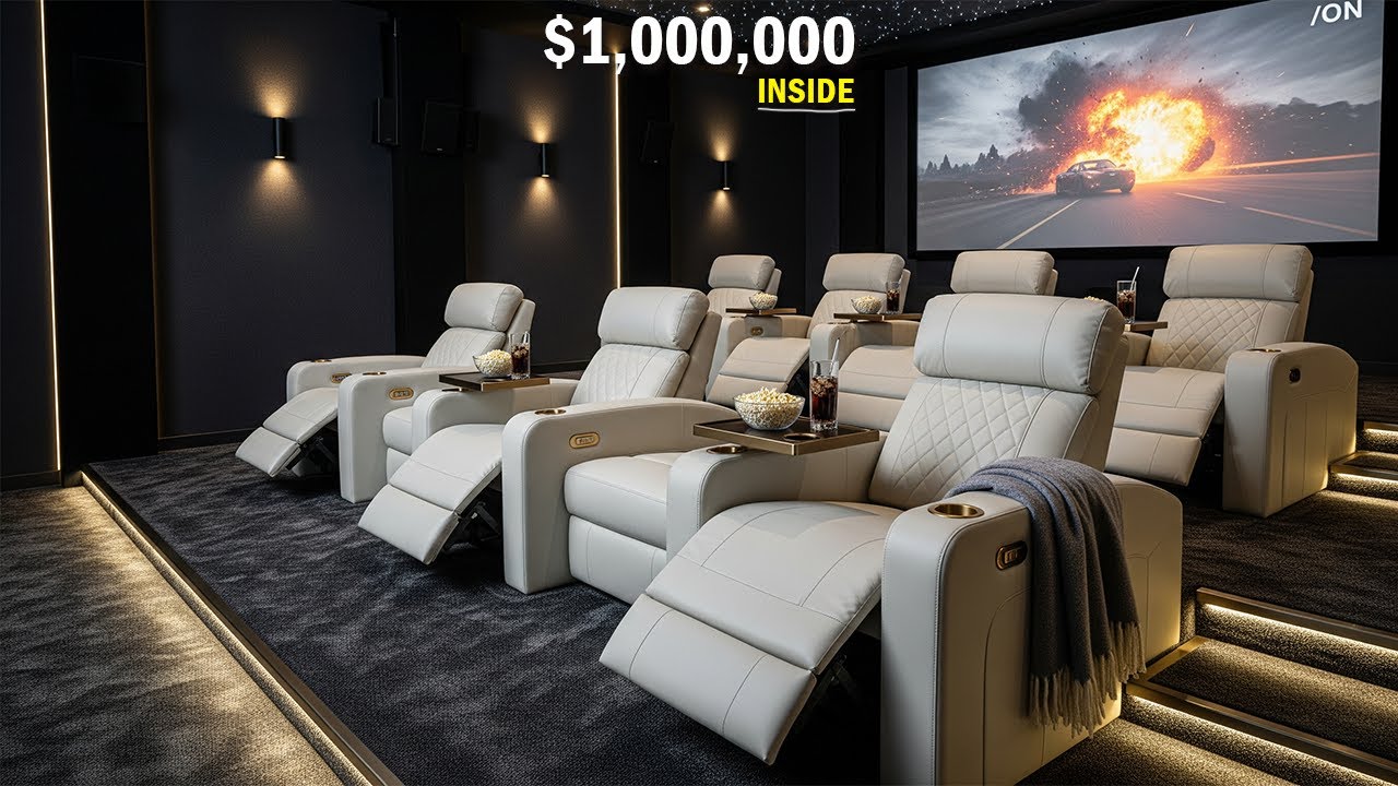 Внутри футуристического современного особняка в стиле «темный модерн» стоимостью 1 000 000 доллар...