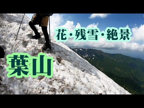 登山】花・残雪・絶景 やまがた百名山「村山葉山」 - YouTube