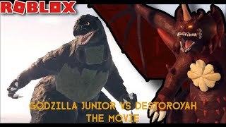 Godzilla Junior Vs Destoroyah Short Movie | Short KU Cinematic | Roblox Kaiju Universe