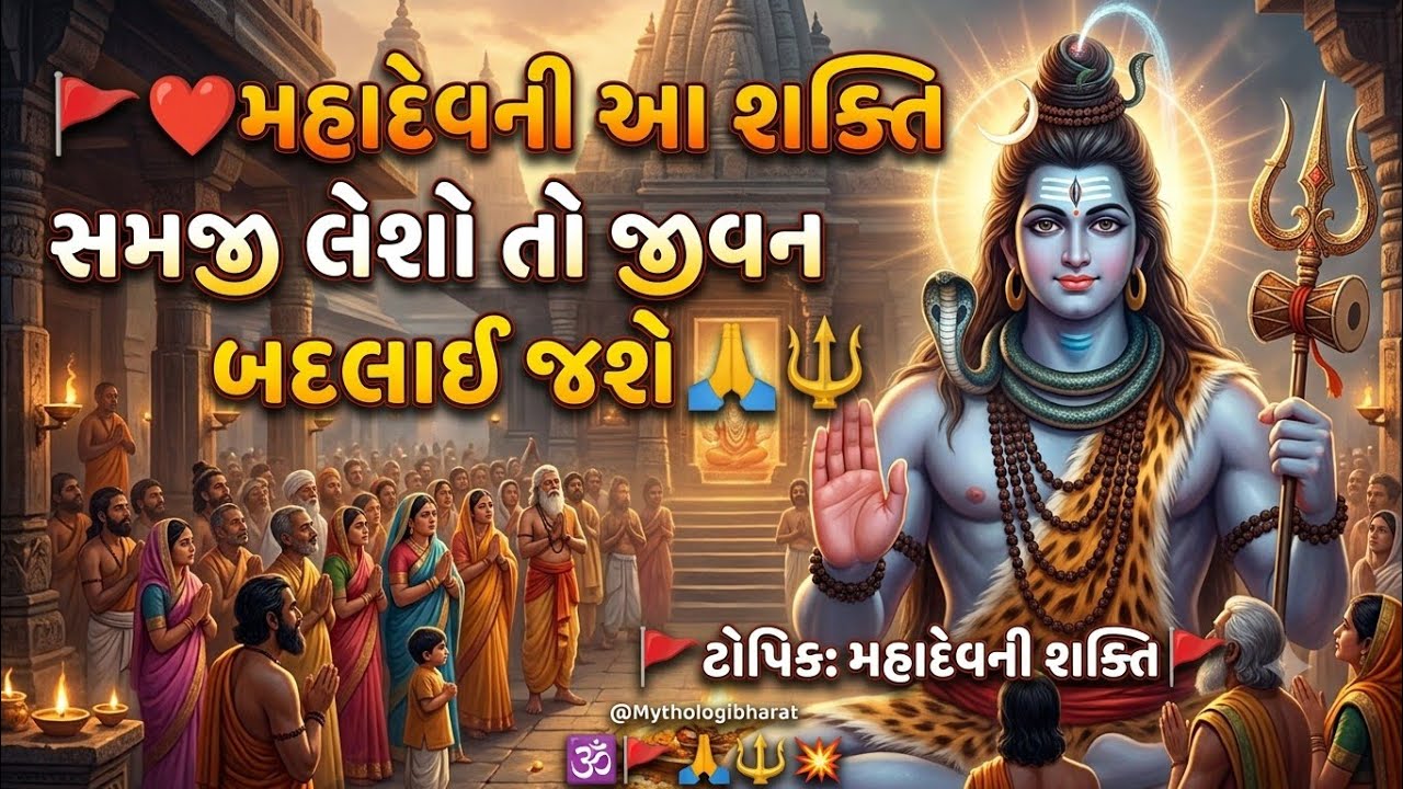 🚩♥️મહાદેવની આ શક્તિ સમજી લેશો તો જીવન બદલાઈ જશે 🙏🔱 @Mytholog
