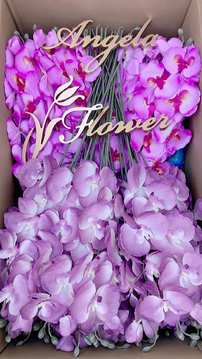Angela Flower Artificial Orchid Wedding Bouquet Floral Arrangement Materials A7723