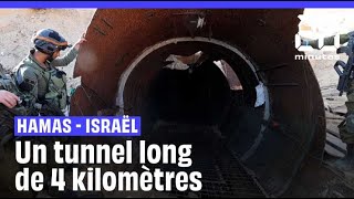 Guerre Hamas-Israël: L'armée israélienne révèle « le plus grand tunnel » de la bande de Gaza