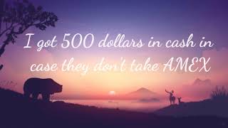I got 500 dollars in cash (lyric)song