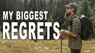 My Biggest Regrets in 9 Years of ThruHiking & Backpacking