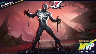 Marvel Rivals Pt69 | Spider-Man Gameplay | Black Suit Skin/Spray/Emote/MVP Showcase