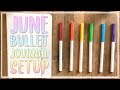 June 2020 Bullet Journal Setup | 🏳️‍🌈 LGBTQIA+ PRIDE Theme