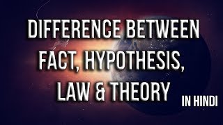 (हिंदी में)Difference between Fact, Hypothesis, Theory &amp; Law | UPDATED! Gyan In Nutshell