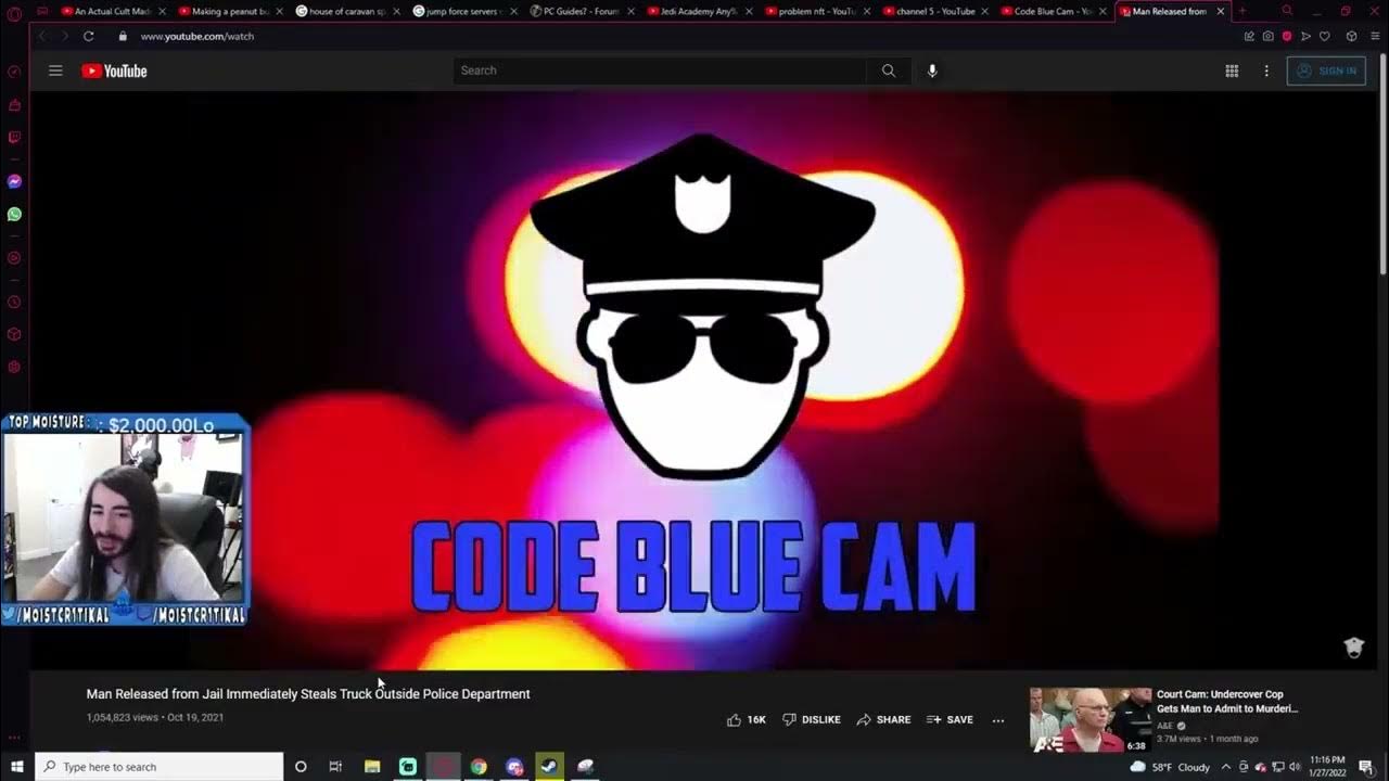 MoistCr1tikal Reacts To Code Blue Cam Videos YouTube