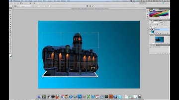 Five Minute Photoshop Tutorial: Out of Bounds Effect.