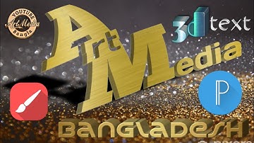 How to make, 3d Text, design, in pixelLab, infinite painter,