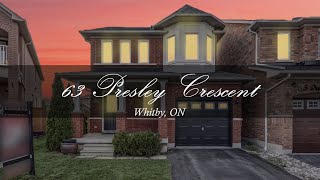 63 Presley Crescent, Whitby, ON