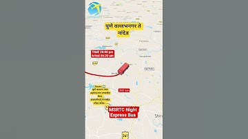 MSRTC Long route bus Pune to Nanded #msrtc #msrtcbus