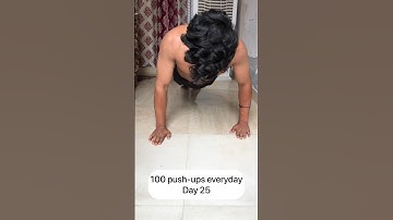 100 push-ups everyday for 30days(day 25)#shorts #30dayschallenge #shortsvideo #short #shortvideo
